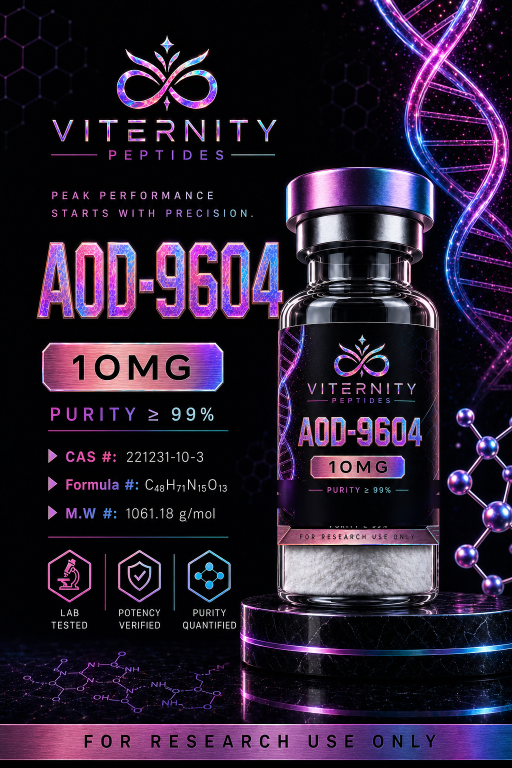 VITERNITY AOD-9604 (10mg)