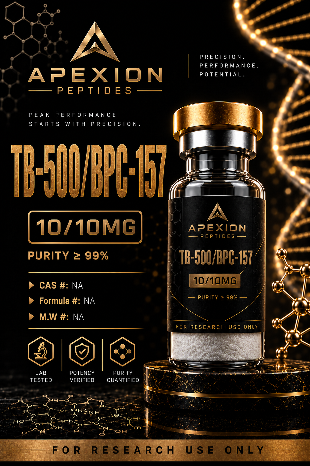 APEXION Wolverine (TB-500/BPC-157) 10/10MG