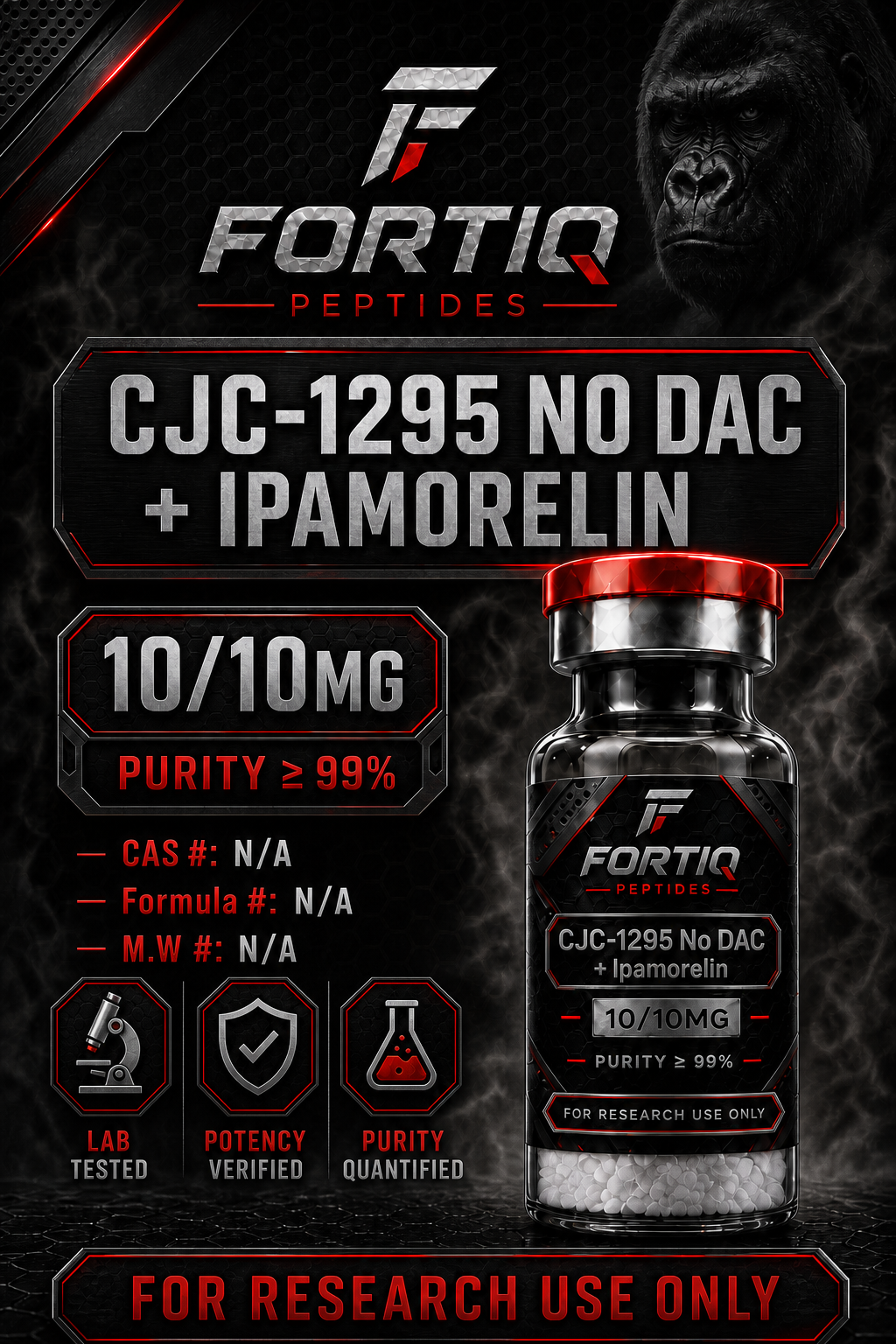 FORTIQ CJC-1295/IPAMORELIN (10/10mg)