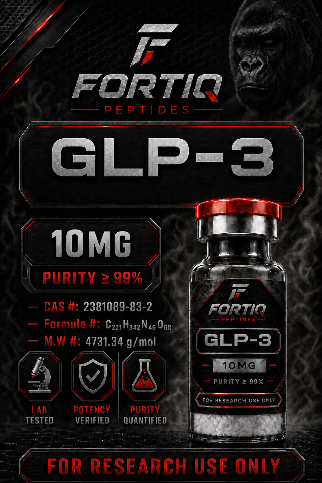 FORTIQ GLP-3 (RT) 10MG