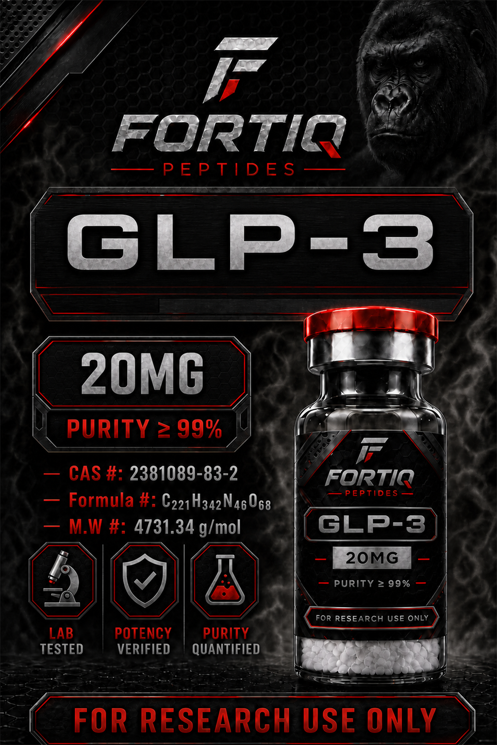 FORTIQ GLP-3 (RT) 20MG