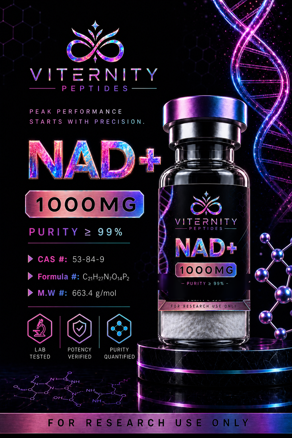 VITERNITY NAD+ (1000mg)