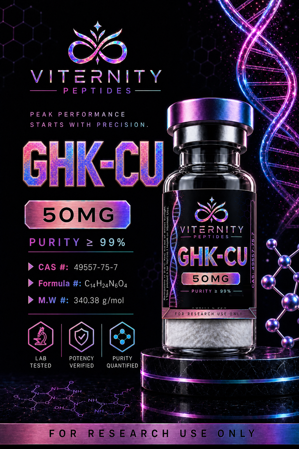 VITERNITY GHK-Cu (50mg)